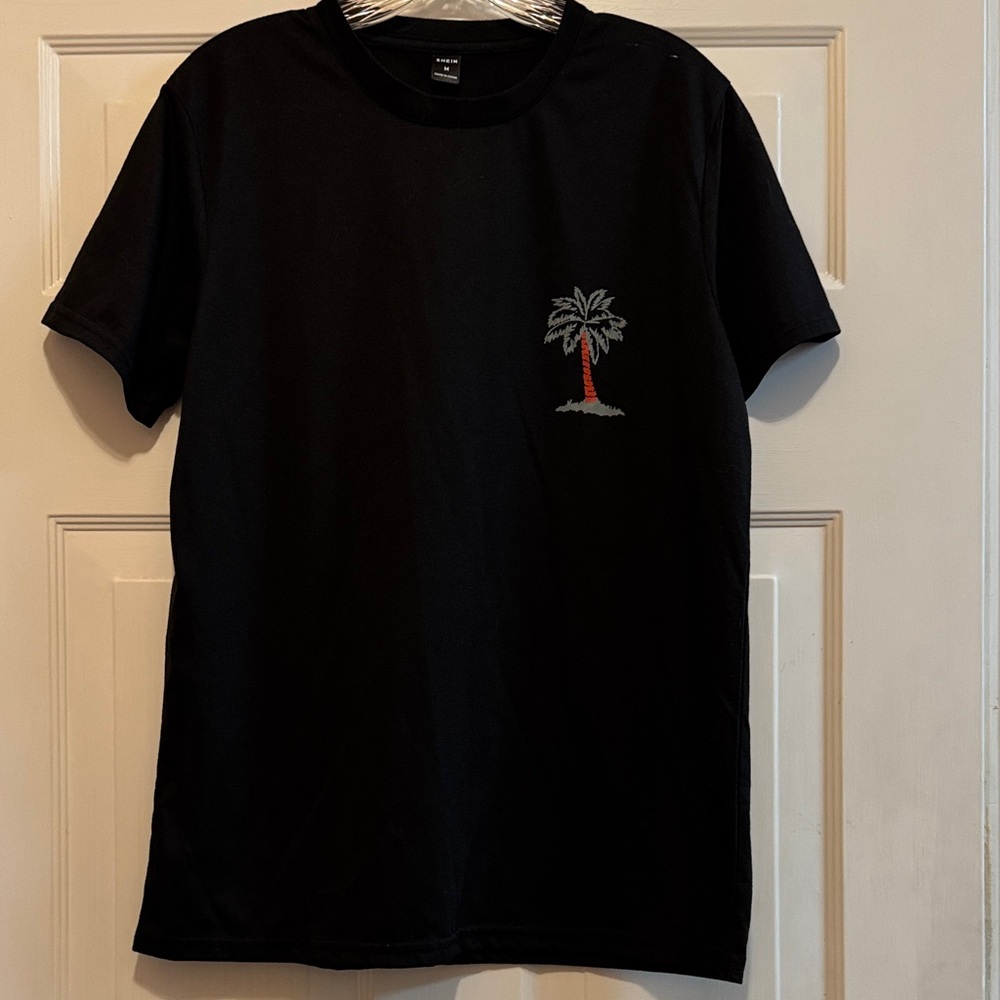 Shein Black Men's T-Shirt